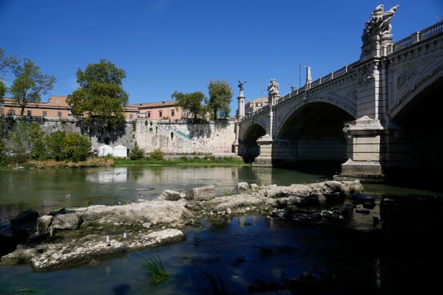Italy Drought Nero's Bridge