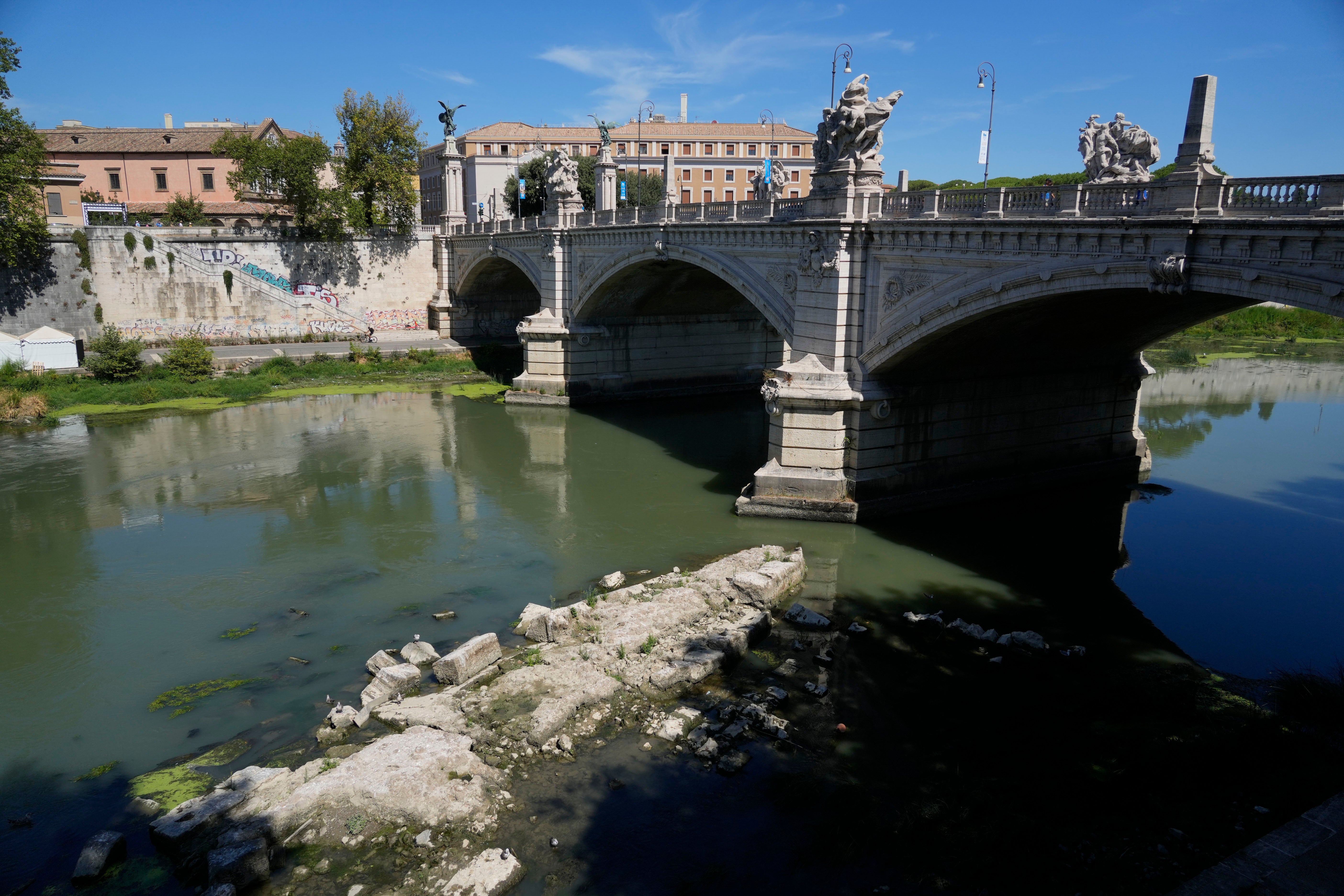 Italy Drought Nero's Bridge