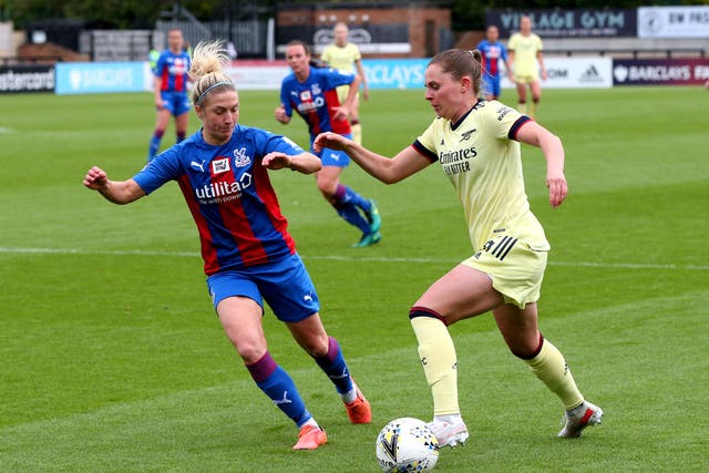 Crystal Palace have ambitions to compete against the likes of Women’s Super League high-fliers Arsenal (Jonathan Brady/PA)