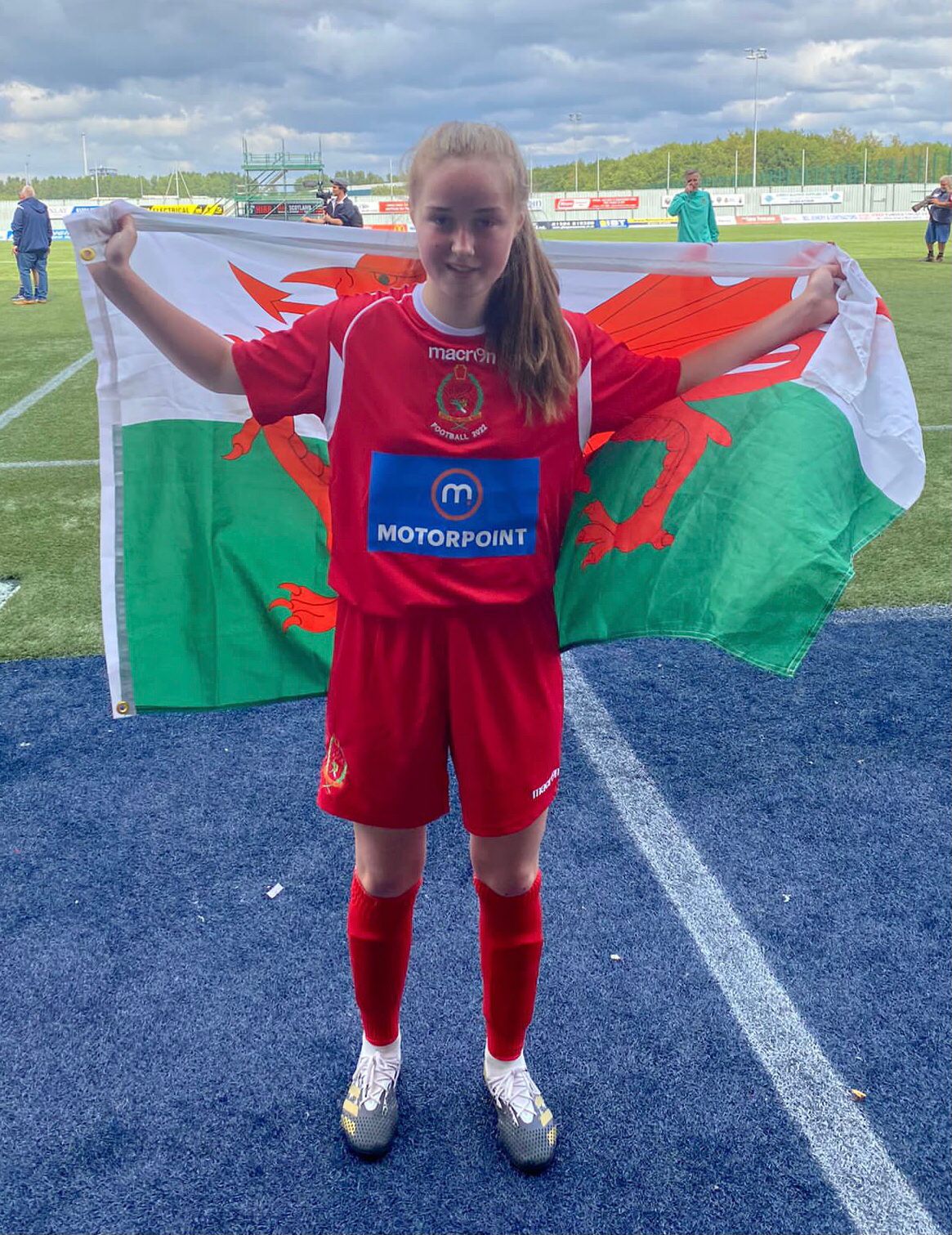 Evie Norris got her first cap for Wales in a match against Scotland this year (family handout/PA)