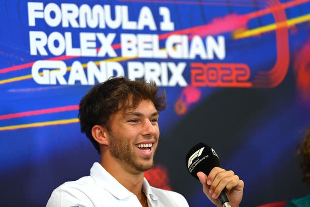 <p>Pierre Gasly is currently racing for AlphaTauri</p>