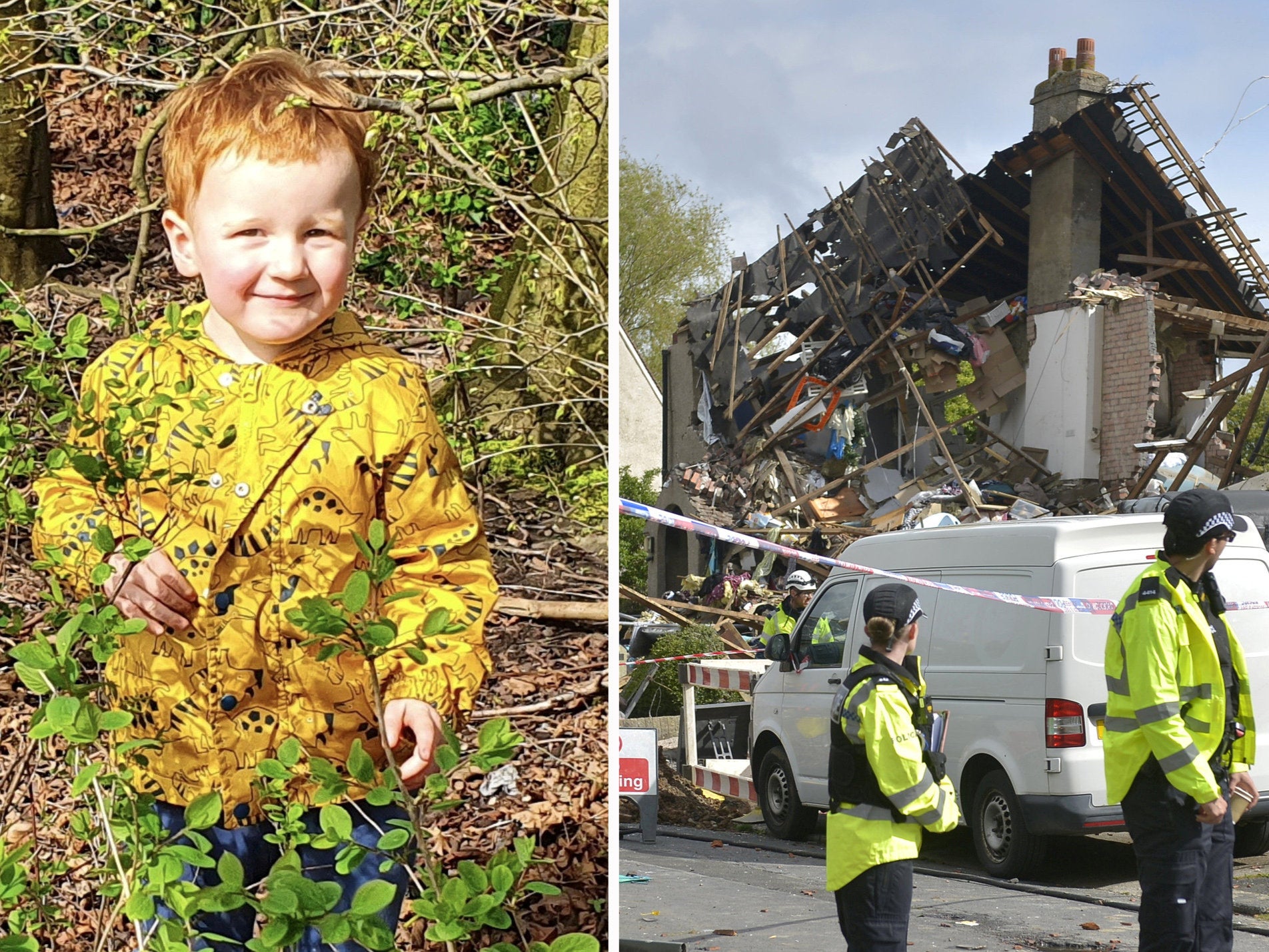 George Arthur Hinds, aged two years and 10 months died after a gas explosion on Mallowdale Avenue