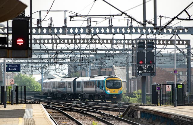 Members of Aslef at Chiltern, Northern and TransPennine Express have backed walkouts (Danny Lawson/PA)