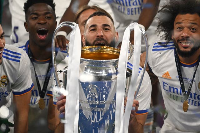 <p>Karim Benzema won the Champions League player of the tournament </p>