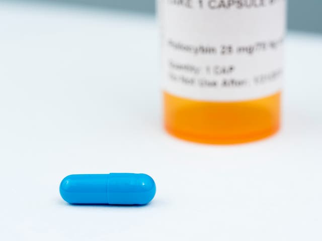 <p>This photo provided by NYU Langone Health in August 2022 shows an example of a psilocybin capsule used in a study which helped heavy drinkers cut back or quit entirely, published Wednesday, Aug. 24, 2022, in JAMA Psychiatry</p>