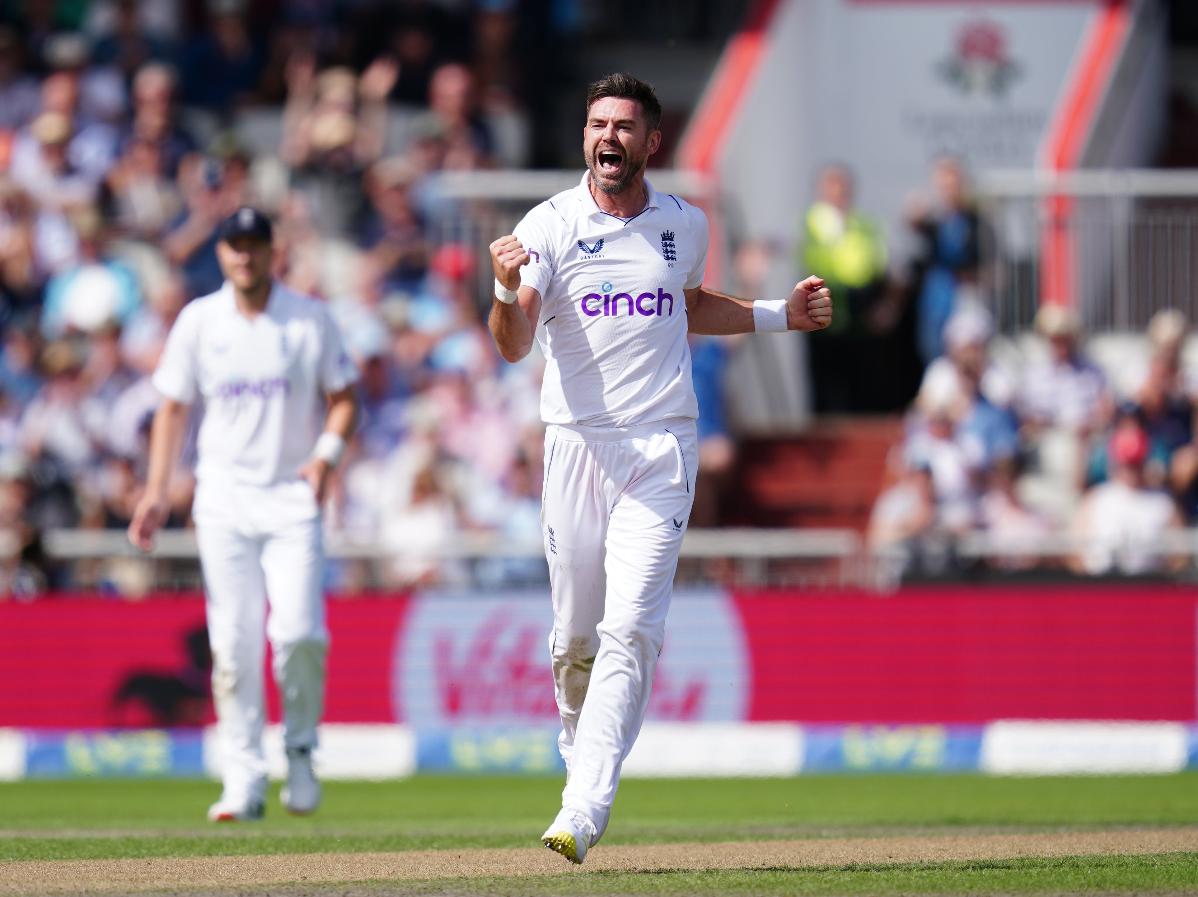 James Anderson felt South Africa played into England’s hands (David Davies/Pa)