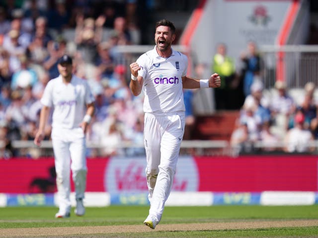 James Anderson felt South Africa played into England’s hands (David Davies/Pa)