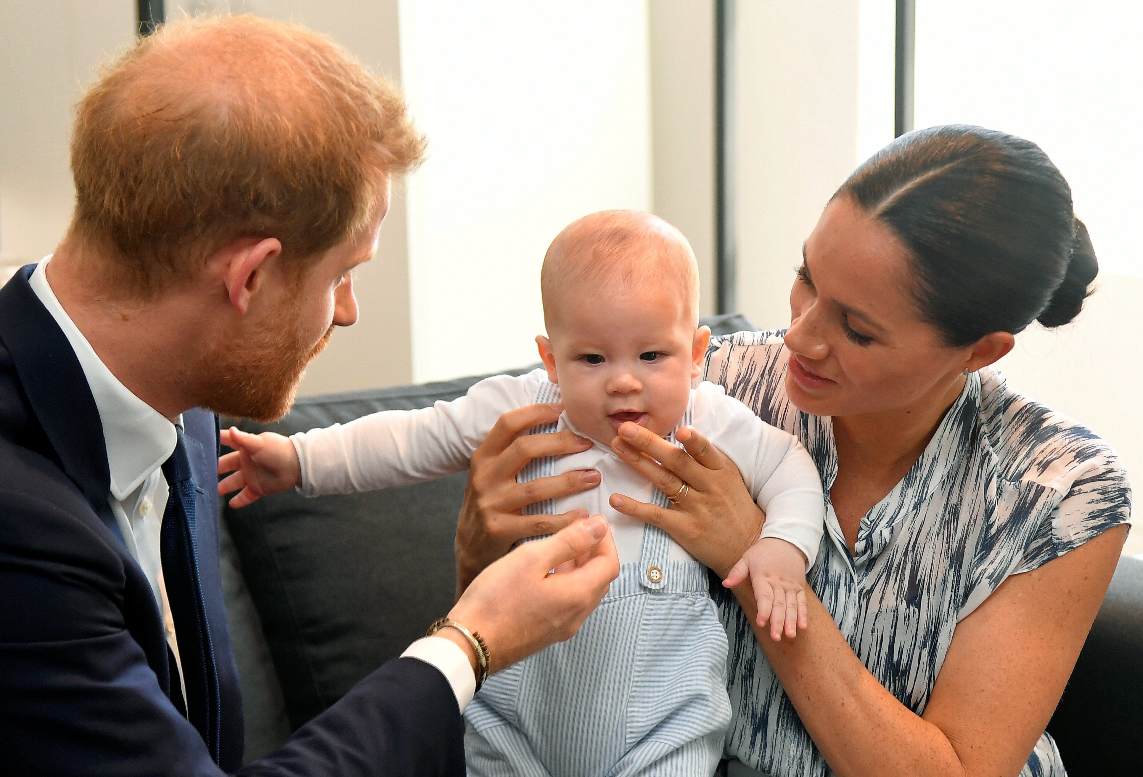 Harry, Meghan and Archie (Toby Melville/PA)