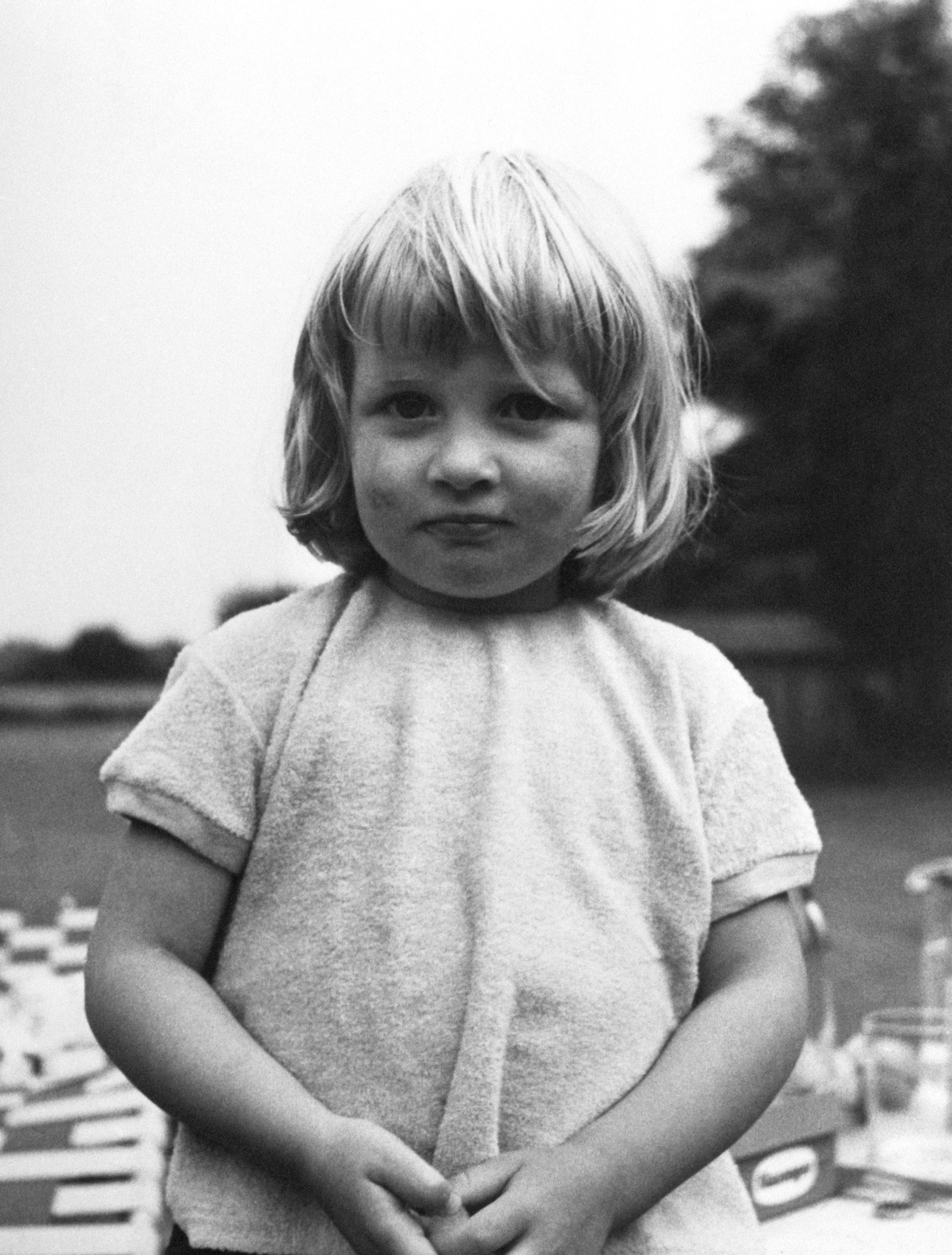 Lady Diana Spencer aged three at Park House, Sandringham, Norfolk (PA)