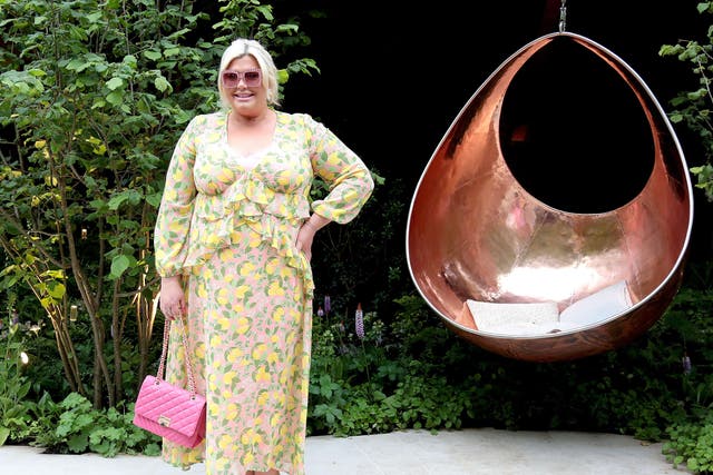 Gemma Collins, who got into gardening during the pandemic, attending the Chelsea Flower Show (Alamy/PA)