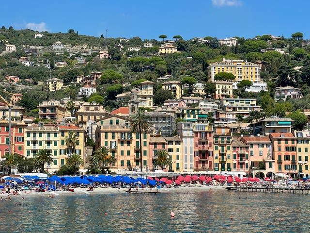 <p>Italian connection: Rapallo on the Ligurian coast</p>