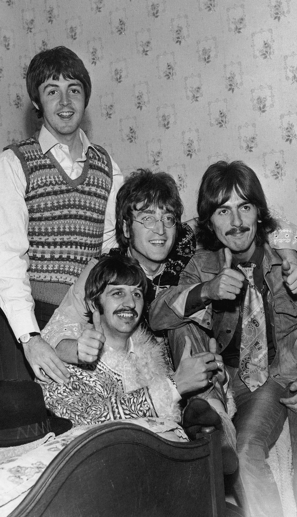 The Beatles, as pictured in 1967