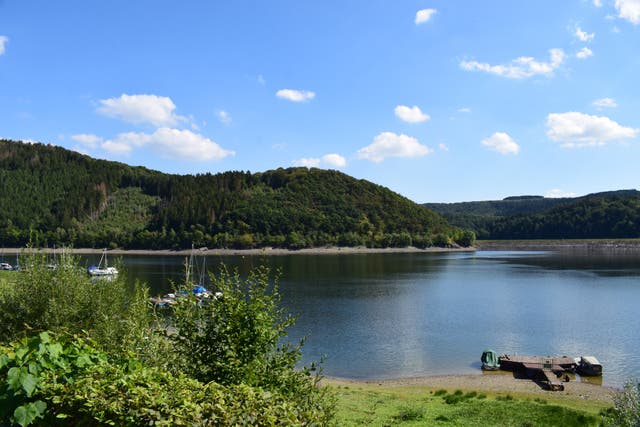 <p>The two brothers were in  a designated swimming area on the Eiserbach lake south of Aachen when they disappeared </p>