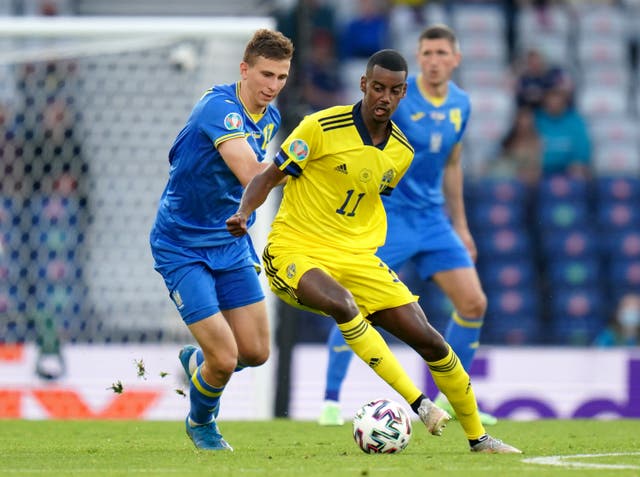 Sweden international Alexander Isak has become Newcastle’s record signing (Jane Barlow/PA)