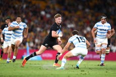 New Zealand vs Argentina LIVE rugby: Latest build-up, teams and updates from Rugby Championship
