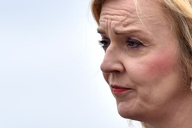 Liz Truss is the favourite to become the next prime minister (Clodagh Kilcoyne/PA)