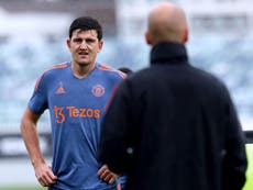 Manchester United manager Erik ten Hag tells Harry Maguire that captaincy is no guarantee of starting