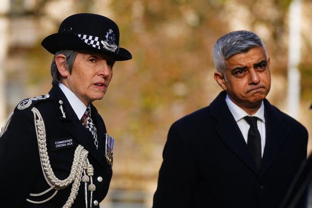 <p>In March, Ms Patel confirmed the circumstances of Dame Cressida’s resignation were going to be reviewed by Sir Tom Winsor (Victoria Jones/PA)</p>
