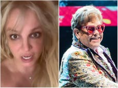 Britney Spears reacts to success of Elton John duet ‘Hold Me Closer’
