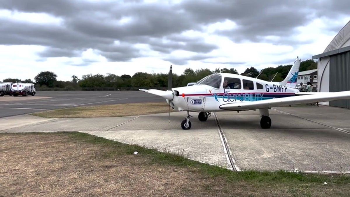 82-year-old care home resident achieves life-long dream of flying a plane
