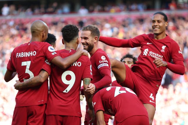 <p>Liverpool dominate the Fantasy Football team of the week after thrashing Bournemouth </p>