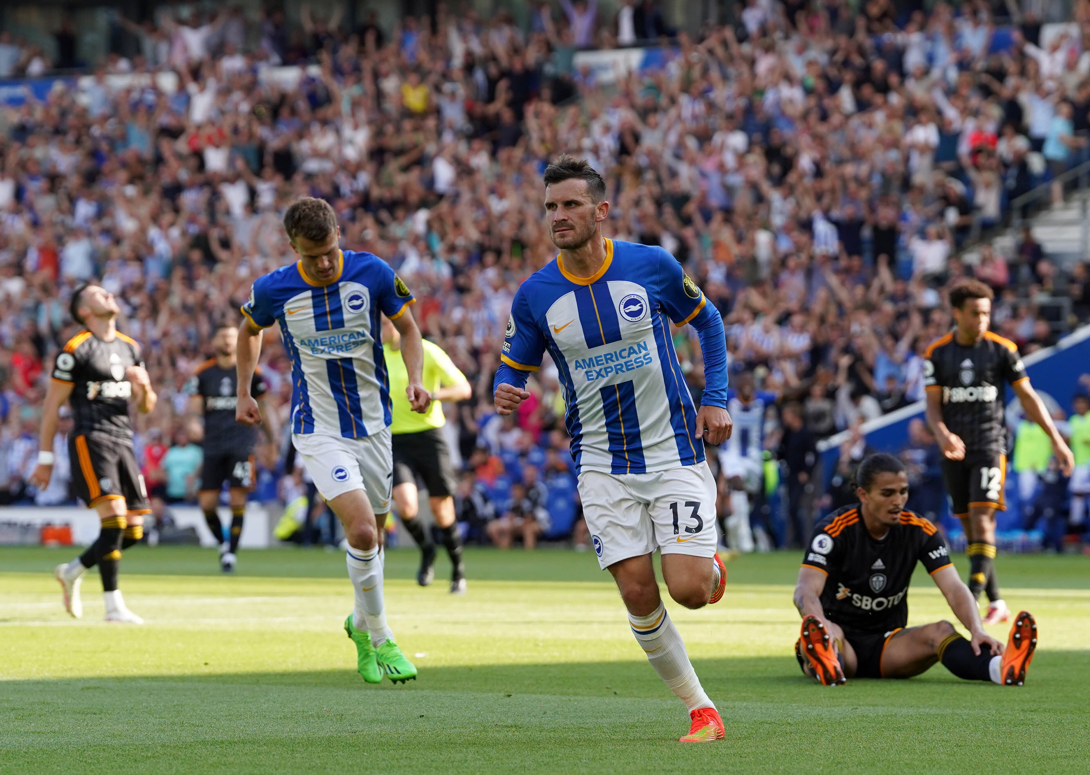 Brighton 1-0 Leeds: Premier League result, goals and highlights as Pascal  Gross steers Seagulls to glory | The Independent