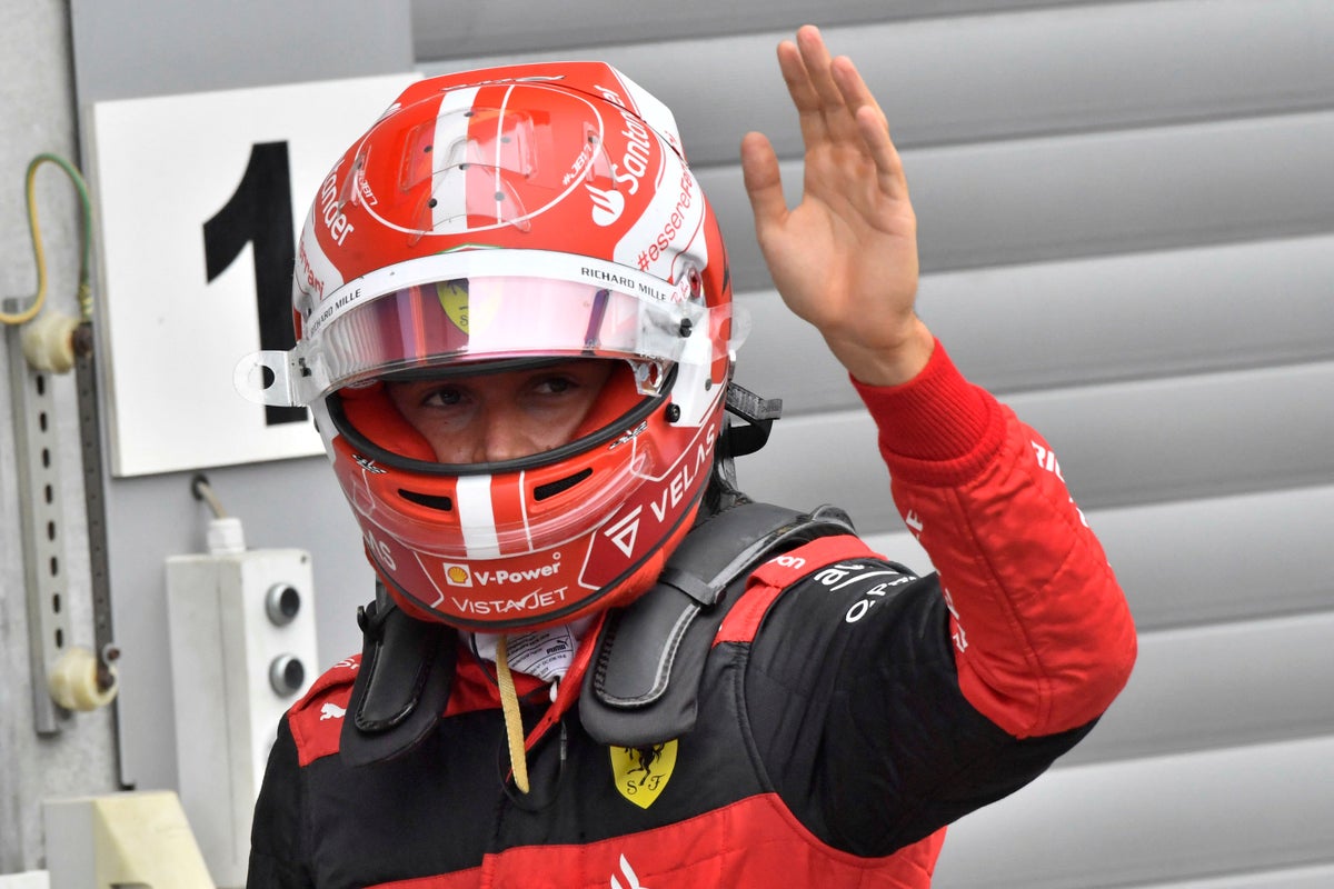 Carlos Sainz to start Belgian Grand Prix on pole with Lewis Hamilton a disappointing fourth