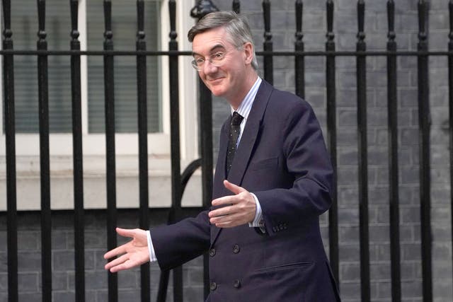 <p>Mogg formally lifted a ban on fracking on Thursday </p>