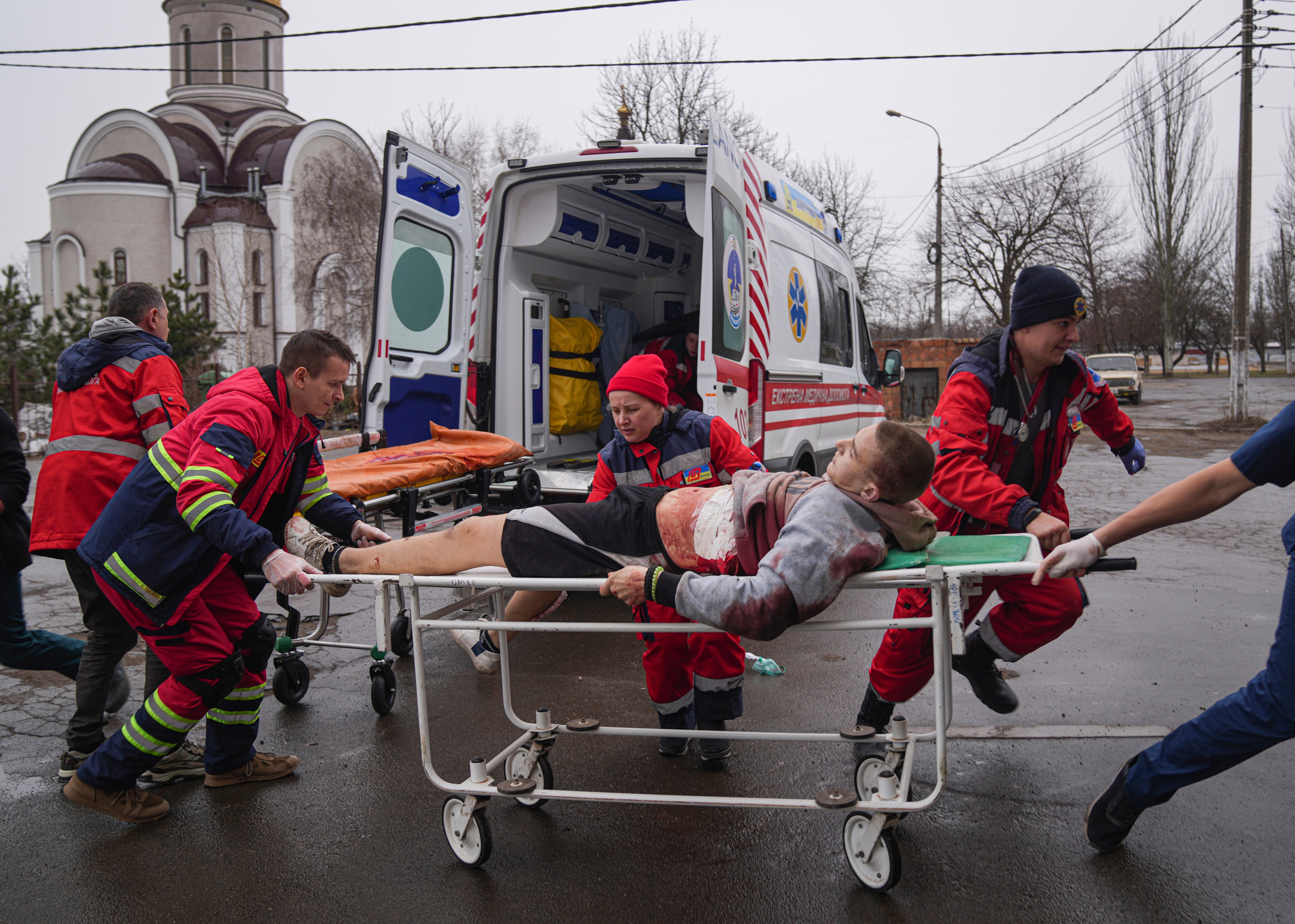 Russia Ukraine War Battlefield Medic