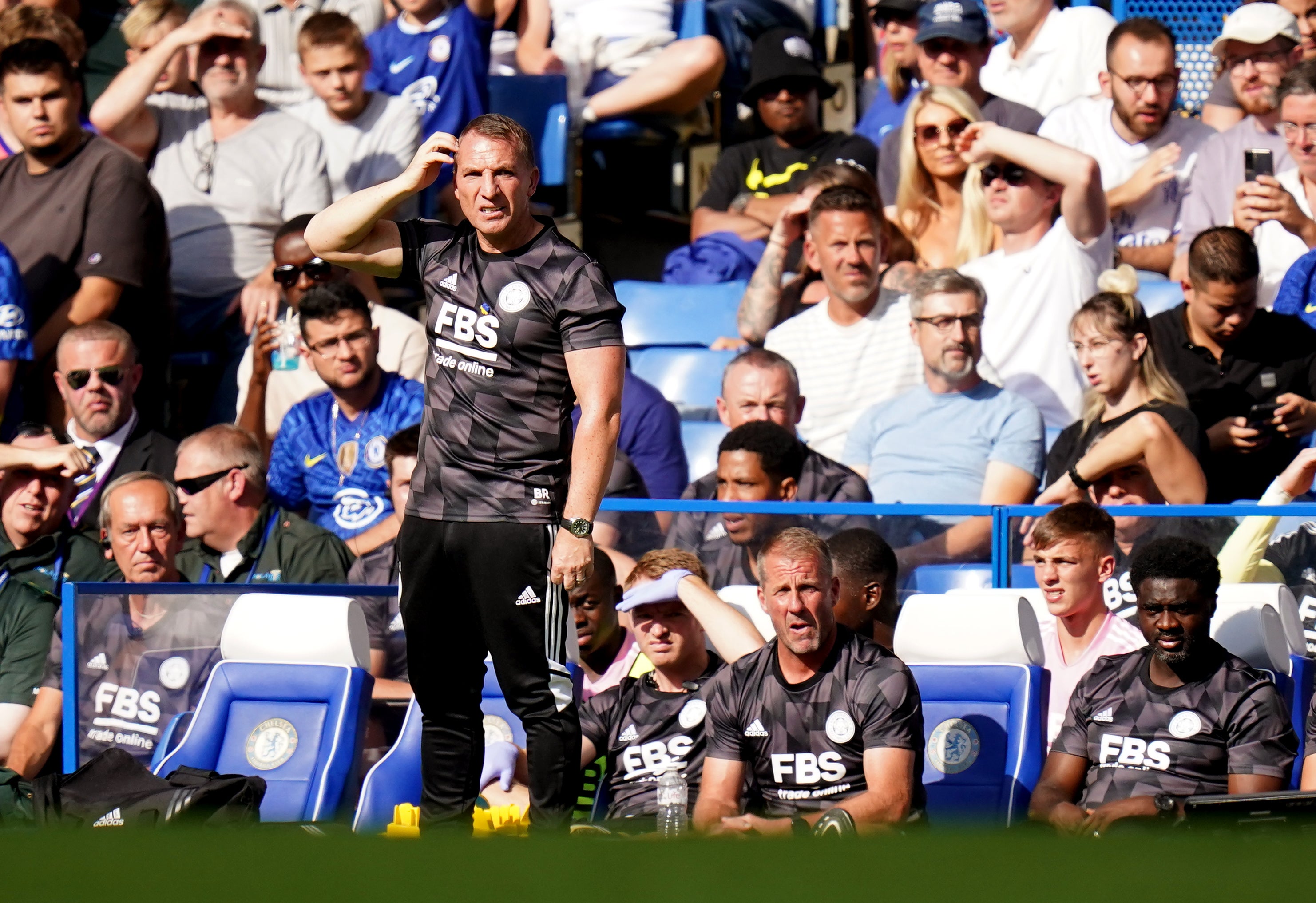 Brendan Rodgers’ side have taken one point from their first four Premier League matches (Adam Davy/PA)