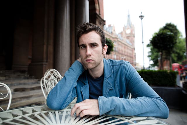 <p>Matthew Lewis, the actor who played Neville Longbottom in the Harry Potter films, photographed in Kings Cross, London </p>