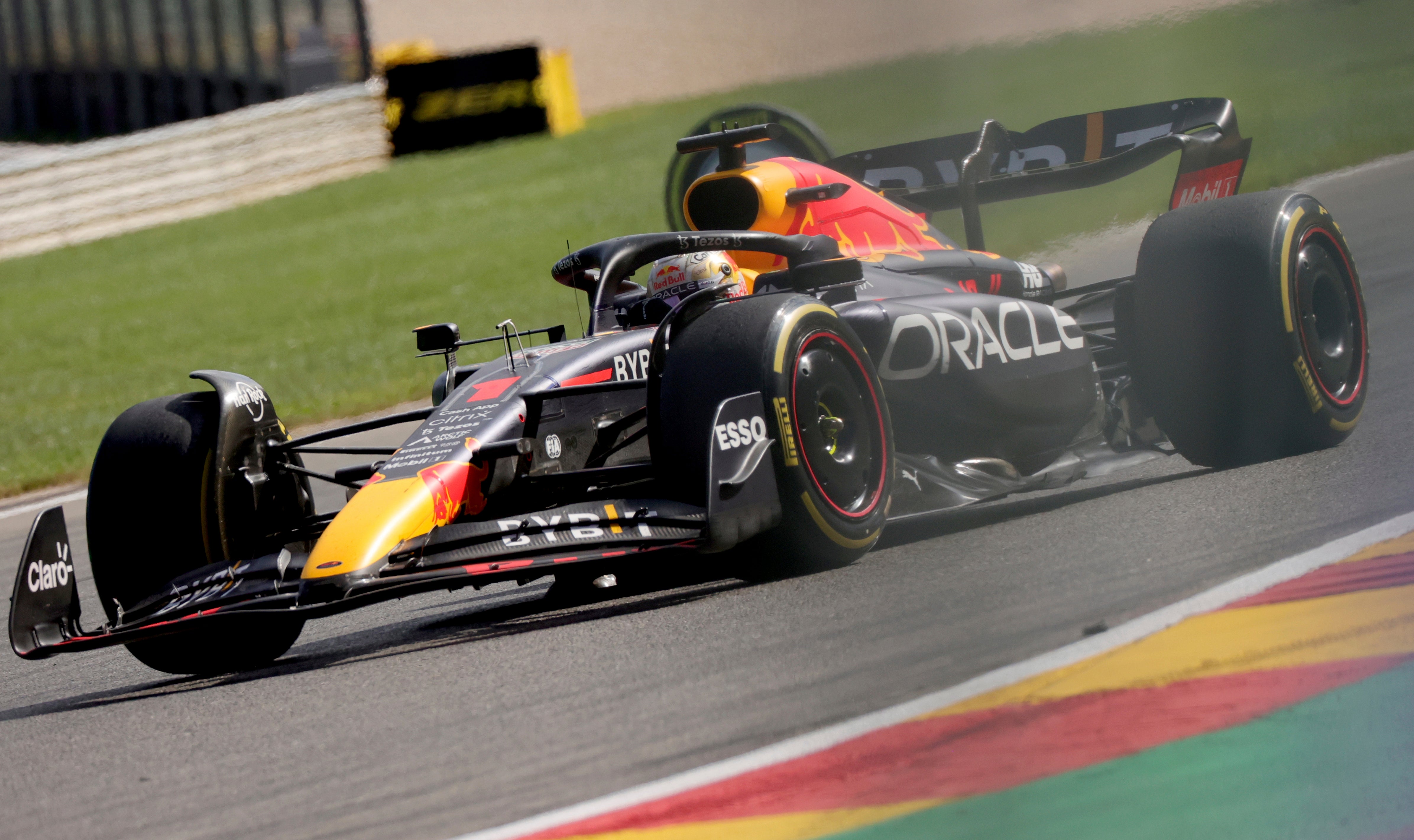 Max Verstappen’s Red Bull was in a league of its own in Belgium last weekend