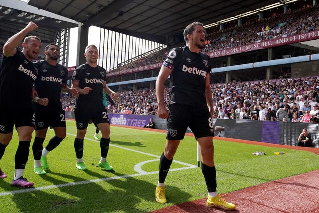 <p>West Ham’s first goal, and win, of the season came from Pablo Fornals </p>