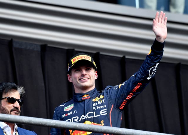 <p>Max Verstappen raced to victory at the Belgian Grand Prix (Geert Vanden Wijngaert/AP)</p>