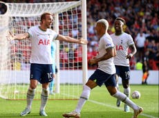 Harry Kane scores two and misses penalty as Tottenham defeat Nottingham Forest 