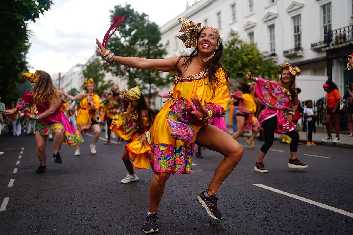 Notting Hill Carnival returned after a three-year break due to the Covid pandemic