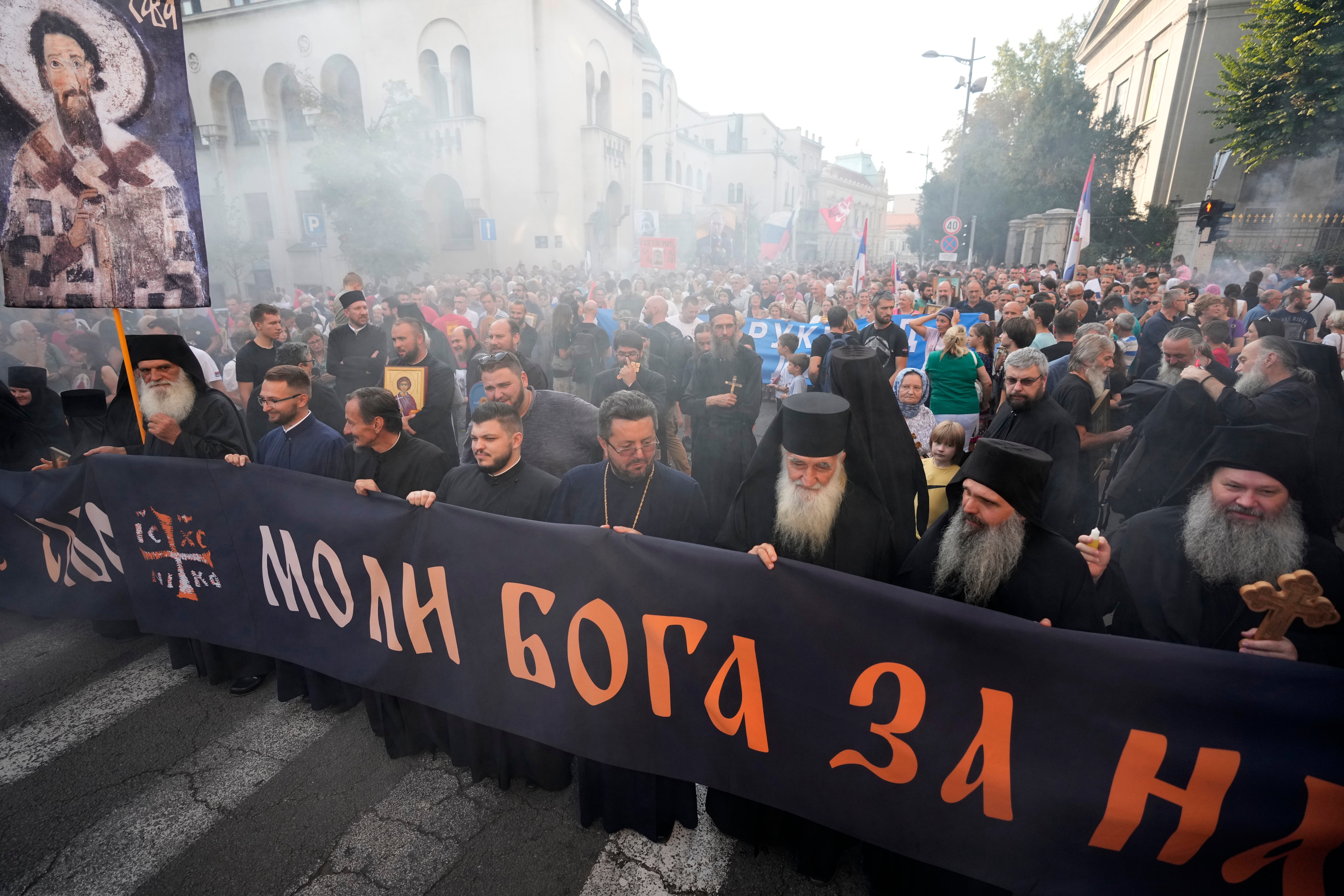 Serbia LGBT Pride Protest