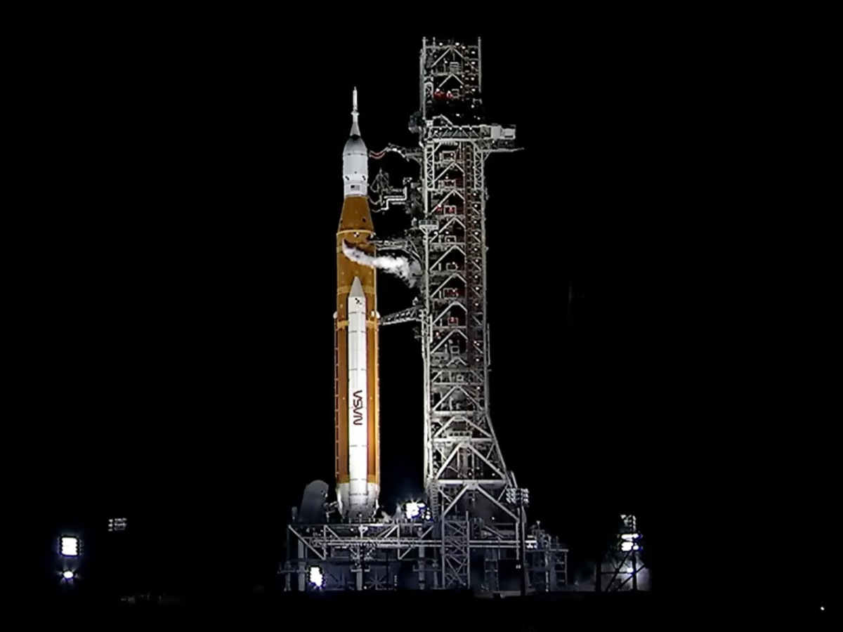 Artemis launch – live: Nasa begins countdown for launch of Moon rocket