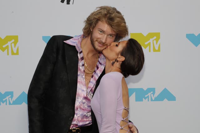 <p>The couple made their debut on the MTV Video Music Awards red carpet</p>