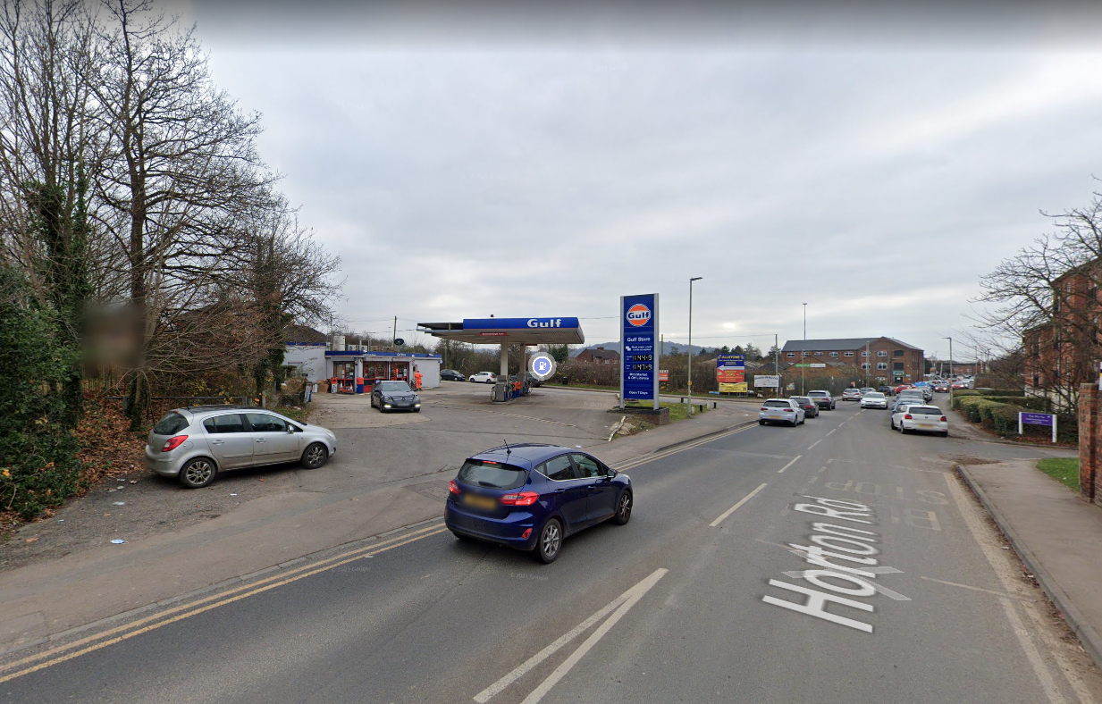 The woman was raped in the bushes near the Gulf petrol station off Horton road, the police said