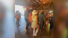 Sydney Sweeney: Euphoria actress dances at mother’s cowboy-themed birthday party