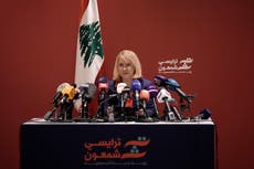 Lebanon presidential candidate backs anti-Hezbollah platform