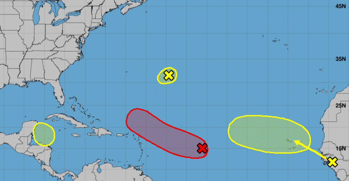 Tropical systems developing in Atlantic after slow start to hurricane season