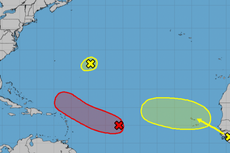 Four tropical systems developing in Atlantic after slow start to hurricane season