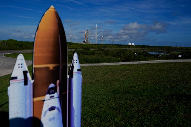 Nasa’s Artemis 1 Moon rocket launch has been postponed due to a problem with one of the engines (Brynn Anderson/AP)
