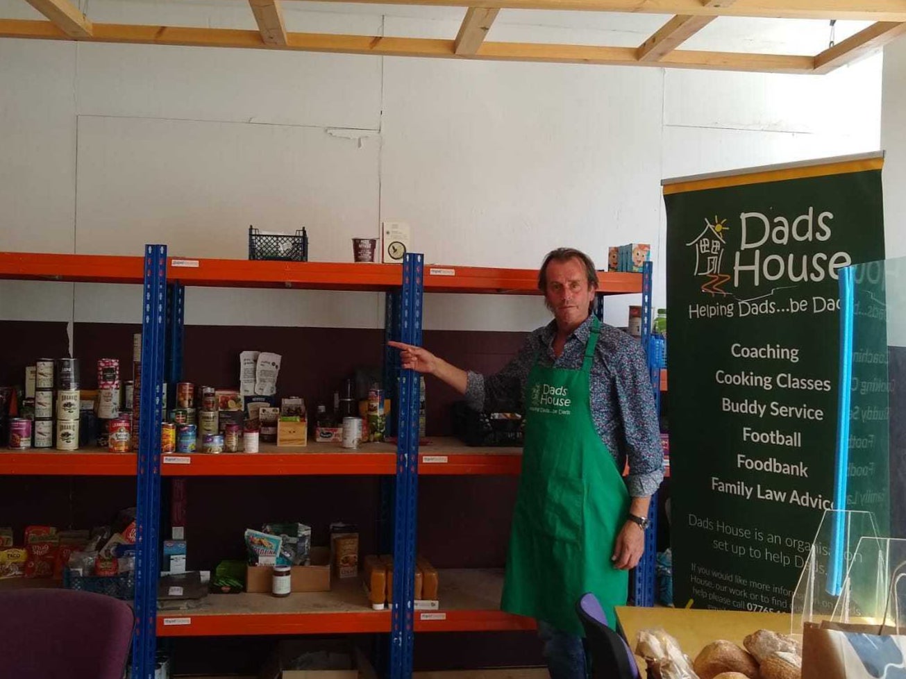 Dad’s House founder says the food bank has been ‘wiped out’ in the final weeks of the summer holidays