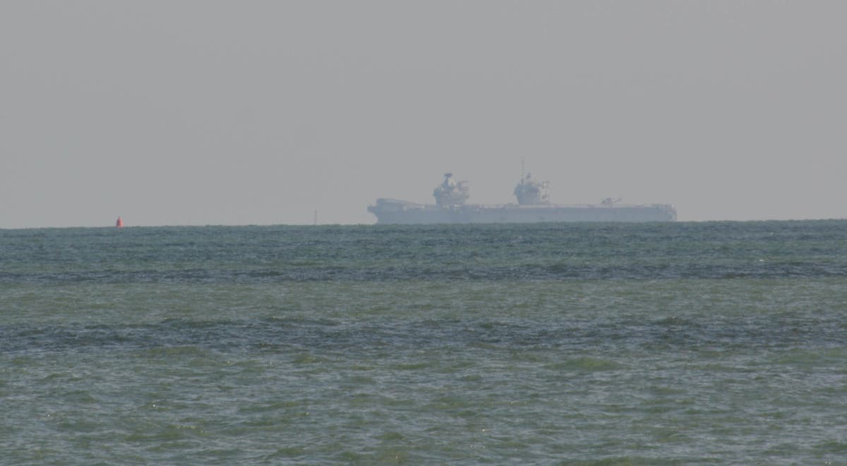 Navy carrier Prince of Wales limping back to shore after breaking down