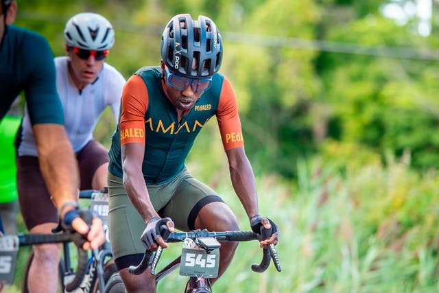 <p>Suleiman Kangangi rode for Team Amani</p>