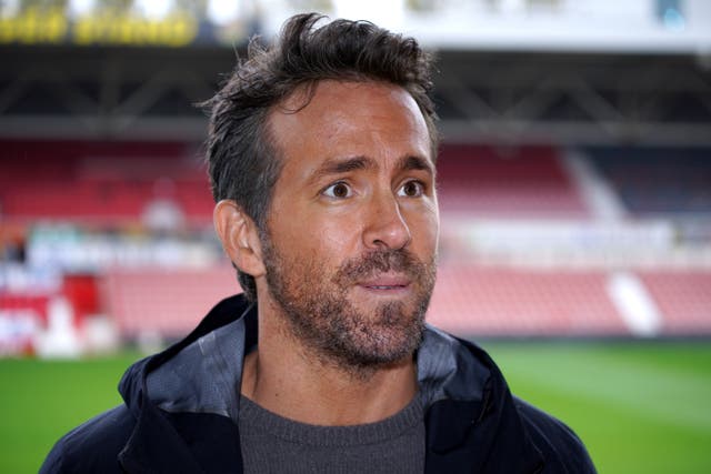 El copresidente de Wrexham, Ryan Reynolds, ha criticado a la Liga Nacional (Peter Byrne/PA)