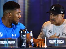 Anthony Joshua advised by coach Robert Garcia to take ‘two or three’ fights before Tyson Fury clash